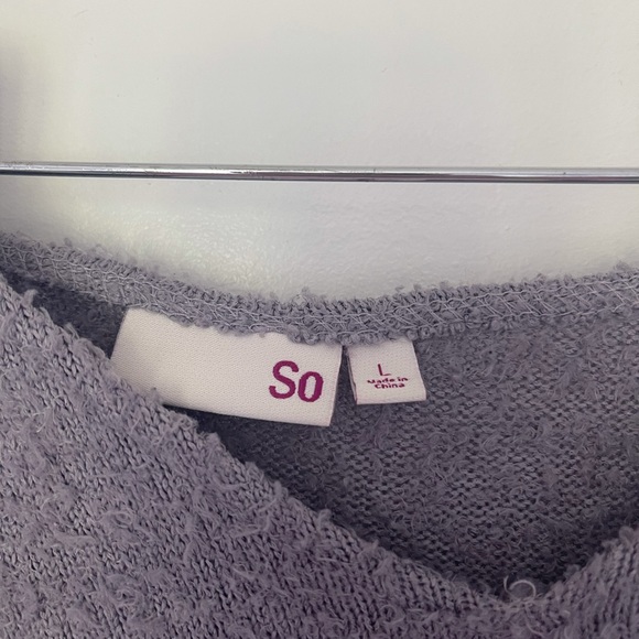 Purple Soft Sweater - Picture 2 of 2